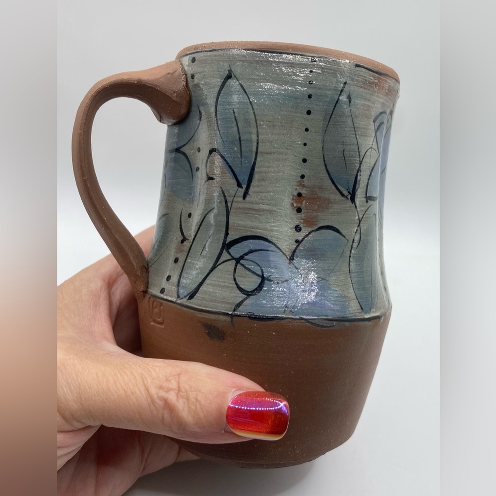 Artisan Pottery Mug Signed PJ Pottery Piece